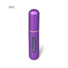 4-Pack 5ml Portable Refillable Perfume Atomizer Spray Bottle Perfume Pump, Portable Perfume Atomizer, Portable Refillable Mini Spray, Portable Perfume Subpackage Spray Bottle, Travel Supplies (Christmas Gift) - Multicolor - View 12