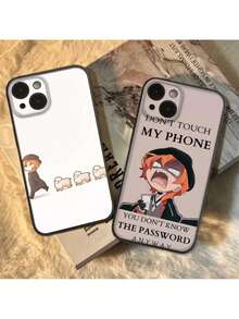 Anime B-Bungo Stray Dogs Phone Case Compatible With Apple 16, 15, 14, 13, 12, 11, Pro, Max, Mini Wave Oil Short Back Cover, Case Compatible With 17 Pro Max Case, 17 Pro Case, 17 Case, 16 Pro Max Case - Z1 - 查看 4
