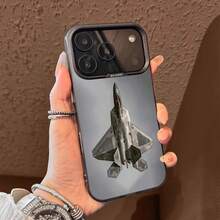 Kampfflugzeug F-F-22 Raptor Handyhülle kompatibel mit  17,16,15,14,13,12,11,Pro,Max,Plus,E,Air,Mini Schwarze TPU Hülle, Hülle kompatibel mit  17 Hülle,  17 Pro Hülle,  17 Pro Max Hülle - z5 - Übersicht 10