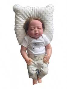 TendenciaAlmohada Para Bebe Cojín Que Previene Cabeza Plana, 2 VistasCalidad premium - Beige - Ver 4