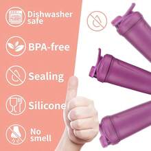 9PCS Strada Twist Cap Shaker Cup Gasket,  Strada Twist Cap Shaker Cup Insulated Stainless Steel Bottle 24OZ, Silicone Sealing Gasket Parts Twist Cap - 灰色 - 查看 7