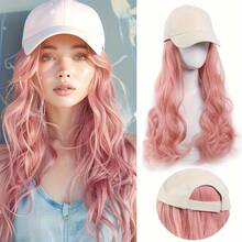 Ladies' Curly Wig With Adjustable Snap Closure - Fashion Wig Cap, Made From Heat-Resistant Fiber, Suitable Casual And Formal Occasions, Comfortable Fit, Stylish Hair Accessory| Curly Wig Cap| Adjustable Closure Wig Cap, Wig - F - 查看 1