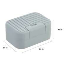 Tendencia3 Jaboneras Porta Jabón Con Tapa Caja Jabón Para Baño ViajeCalidad premium - Rosa Azul Verde - Ver 7