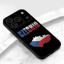 Coque de téléphone avec le drapeau de la République tchèque, Prague, compatible avec iPhone 17, 16, 15, 14, 13, 12, 11, Pro, Max, Plus, E, Air, Mini, protection noire, compatible avec les modèles 17, 17 Pro, 17 Pro Max - z3 - Voir 7