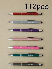 Custom Gel Pens With Name, Personalized Teacher Pens, Customized Ballpoint Pen, Customizable Gifts, Valentine's Day Gifts, Anniversary, Graduation Gifts, Birthday Gifts, Writing Pen, Office Supplies, Daily, Student, School, Friend, Men, Women, Home - Style C - View 24