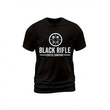 Black Rifle Coffee Company Logo T-Shirt Made In USA Size  Suitable For Year-Round Wear, 220g Pure Cotton Single-Sided Printed Crew Neck Short-Sleeve T-Shirt, Women's Fun Printed Top - 顏色8 - 查看 1