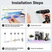 Rainbow Acrylic Floating Shelves, 15in Kids Wall Mounted Nursery Bookshelves, Display Ledge For Books Toys Cosmetic Storage, Bathroom Bedroom Living Room Wall Organizer, 4 Pack, Purple - ColorF - 查看 5