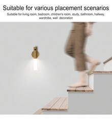 TendenciaAplique Lampara Led Recargable Con Sensor De MovimientoCalidad premium - Blanco - Ver 2