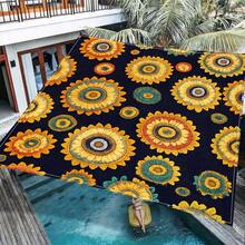 1 pieza Tela de sombrilla digital 2D con estampado, disponible en 5 estilos diferentes, con características como diseño de estampado impreso, a prueba de viento, desmontable, ligero, sombra parcial, a prueba de polvo - Multicolor - Ver 21