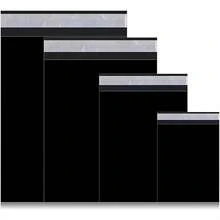 10pcs/20pcs/50pcs Mailing Shipping Bags - PE Mailing Bags - Resealable Bags - Black - View 1