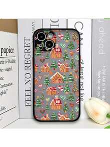 Custodia per telefono con grafica di albero di Natale e biscotti di panpepato, compatibile con Samsung Galaxy S25, S24, S23 Ultra, S22 Plus, S21 FE 5G, regali di Capodanno, compatibile con custodia per iPhone 17 Pro Max, 17 Pro, 17, 16 Pro Max - Modello FG-A1150T4 - Visualizzare 8