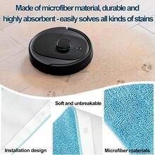 6 Pack Mop For Microfiber Cloth Conga 7490 Immortal/8290 Compatible With Immortal Reusable And Washable - Blue - View 3