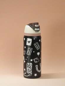 NEW Original OwaIa Limited Edition Vacuum Insulated Stainless Steel Water Bottle, 24 Oz/32 Oz Limited Edition, Available In Multiple Colors, Hot And Cold Water, Leak-Proof Sports Water Bottle With Locking Lid, Designed For Drinkers, Suitable For Fitness, Running, School, Halloween, Thanksgiving, Christmas And Other Occasions, And Also A Perfect Gift For Her. - 32盎司 - 查看 11
