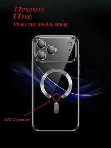 1pc Purple Glossy Electroplated Magnetic Lens Protector Case, Compatible With IPhone 17e, 17, 17 Pro, 17 Pro Max, 17 Air, 11, 12, 13, 14, 15, 16 Pro, Pro Max, Galaxy A54, S22, S23, S24, S25 Ultra, A54, A55, A16, S20P, S20U, Note10, Note20U, A36, A35, A34, S26, A25, A24, A15, A14, A06, A05, A05S, Supports Wireless Charging, International Version, Not Domestic Version - Dark Purple - View 6