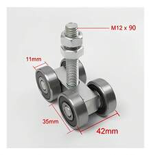 Tendencia2pc Carretilla Para Portón Corredizo 500kg De AceroCalidad premium - 1 - Ver 6