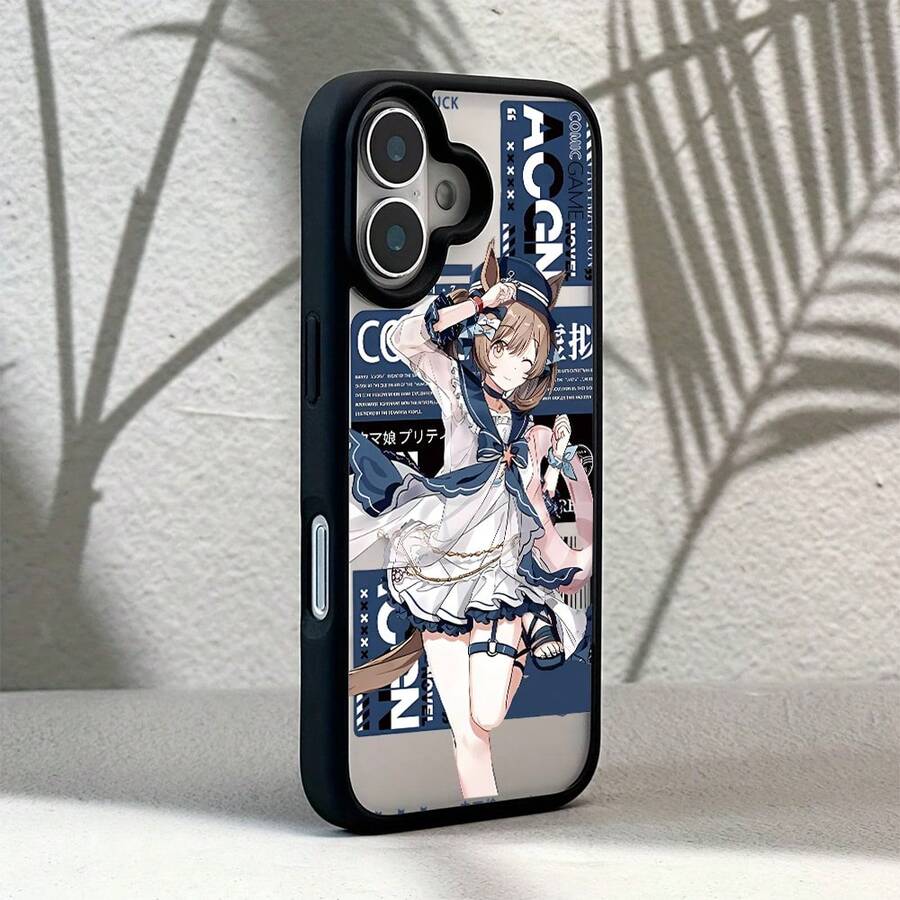 This Cyberpunk-Style Mechanical Girl Phone Highlights The Premium Feel Of Apple Products, Offering A Premium, Bare-Phone-Like Experience. It Won't Yellow, Has Magnetic Closure, And Is Compatible With  17, 16, 15, 14, 13, 12, 11 Plus, 17 Pro, 17 Pro Max, 17 Air, And The  17 Series.