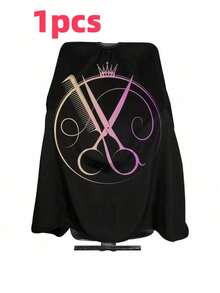 Professional Salon Haircutting Cape, Easy To Clean Salon Apron With Neck Duster Brush, Adjustable Neck Strap, Creative Hairstyling Gown, Anti-Static Non-Stick Hair Styling Cape, Suitable For All Hairstylists - Multicolor - View 15