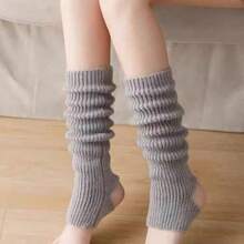 Dance Practice Socks Knitted Yoga Latin Socks Protective Footstep Socks Ballet Pile Socks Fashion Velvet Socks, Suitable For Daily Wear, Autumn Edition - trắng - Xem 10