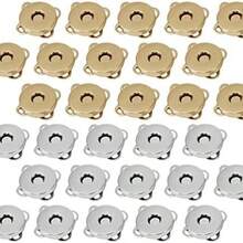 Leoon KESYOO 50 Piezas de Cierres Magnticos con Cierre de Botn Broches de Costura DIY Juego de Botones para Manualidades Bolsos para Ropa Bolso de Cuero Accesorios Estilo 3 - como se muestra en la figura - Ver 2