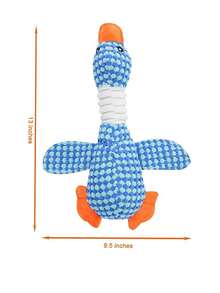 1个柔软毛绒发声狗狗玩偶，帮助狗狗释放和消耗能量，适合小型和中型宠物（不建议大型宠物使用，因为它们可能会咬人）。 - 彩色 - 查看 2