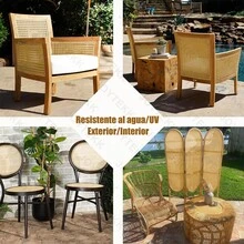 Tendencia3m Rollos De Ratán Para Muebles De Bricolaje Tejidos A ManoCalidad premium - Amarillo - Ver 9