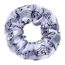 12pcs/6pcs Music Scrunchies For Girls Music Note Scrunchies Hair Accessories For Musical Lover Musicians Singer Women Band Partners Concert Festival Fan Choir Teen Gift Party Favors Bulk,Women's Girls' Music Festival Cute Hair Accessories ,Hair Ties ,Scrunchy Hair Ties - Multicolor - View 9