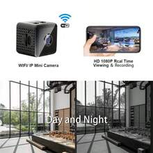 1个迷你间谍隐藏摄像头，手机无线WiFi隐藏摄像头，具备手机检测功能、夜视功能、手机查看功能、全高清隐藏摄像头，适用于家庭/办公室安防。 - 黑色 - 查看 6