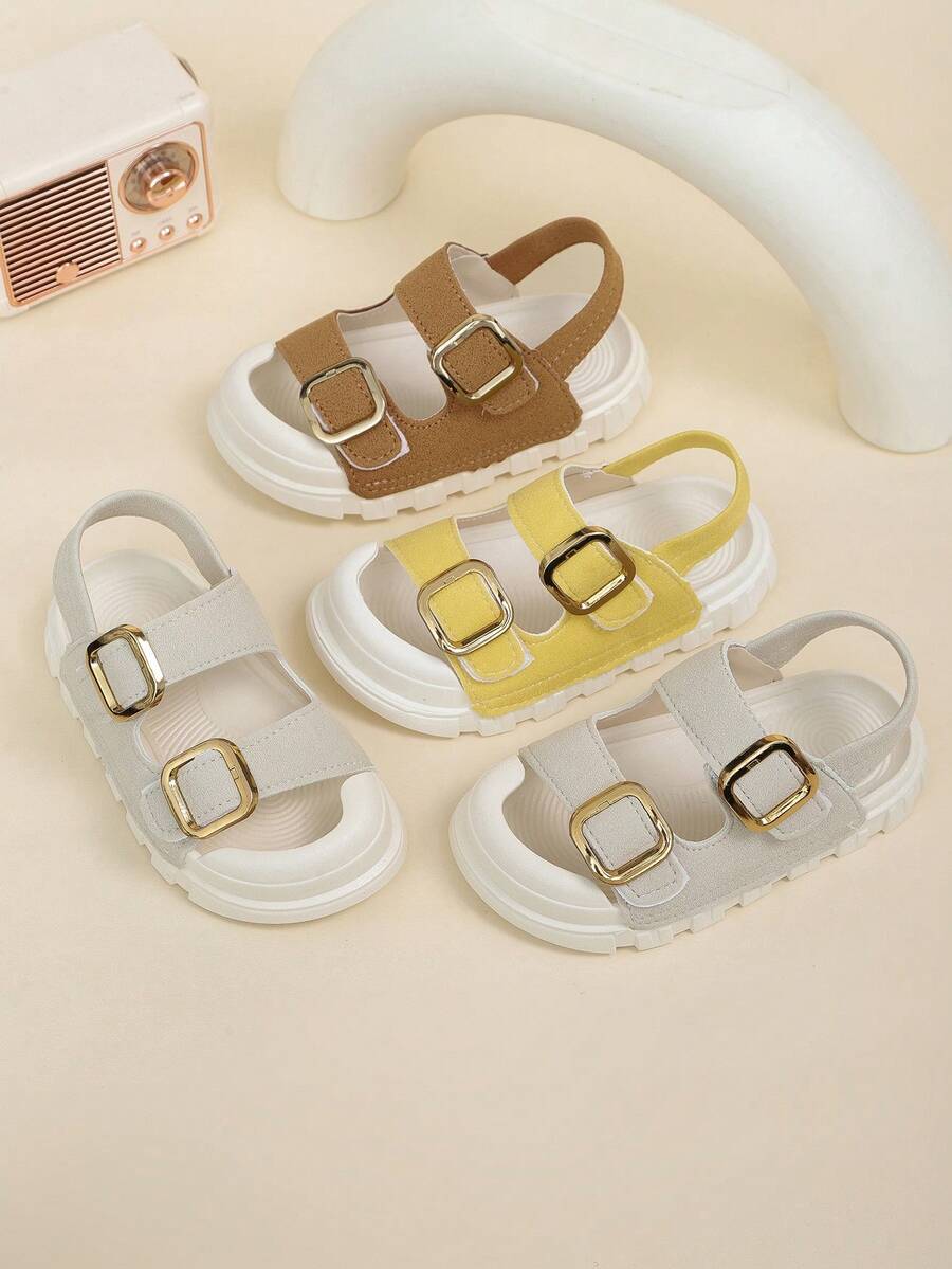 2025年夏季男女童凉鞋，新款时尚休闲运动沙滩鞋，简约防滑婴儿凉鞋