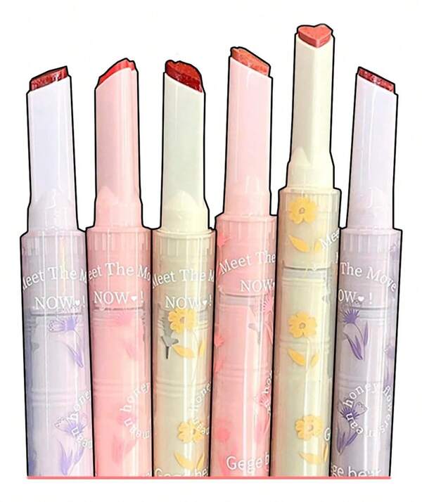 TendenciaLapiz Labial Coreano Gloss Hidratante En Forma De CorazonCalidad premium