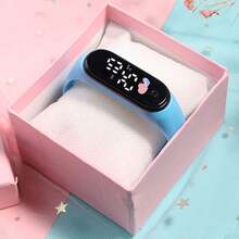 1 st Fashionabla söta digitalklocka för kvinnor med datumvisning, lämplig för dagligt slitage och gåvor - Multifärgad - Visa 17