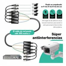 TendenciaKit 8 Par Transceptores Balun 8 Par Corriente Video Fhd CctvCalidad premium - 1 - Ver 5