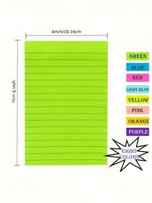 A5 Purple Lined Notepad, 30 Sheets Tear-Off Memo Pad