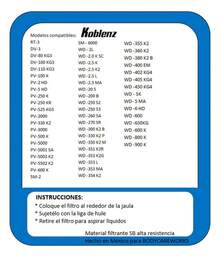 ¡Recomendado3 Filtros Repuesto Aspiradora Compatible Koblenz 45-0389-2¡Top de Temporada - 1 - Ver 3