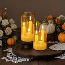 TendenciaVela Led Parpadeante Con Pantalla Decorativa 3 En 1Calidad premium - Gris - Ver 6