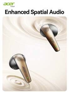 Acer OHR554 TWS Wireless Earbuds, In-Ear, High-Fidelity Stereo, Noise Cancelling, Suitable For Sports/Running, Low Latency Gaming Mode, Dolby Audio, Lightweight Touch Control Design, Comfortable Fit, Long Battery Life, Gift Recommendation, Compatible With Multiple Devices (Smartphones, Tablets, Laptops) - one-size - View 9
