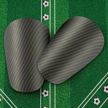 1 Pair Football Shin Pads With Fiber-Like Pattern, Comfortable Wear, Leg-Fitting, Unique Size Design Suitable For Football Or Other Sports - Multicolor - View 12