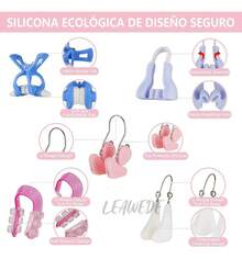 Tendencia26pzs Respingadores De Nariz Corrector Nasal Y Clip NarizCalidad premium - color mezclado - Ver 7