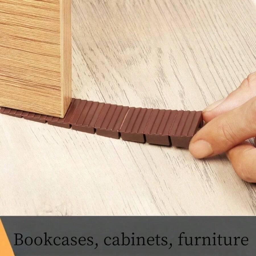 10Pcs Furniture Plastic Shims For Leveling Weight Capacity Composite Wedges Shims Levelers Furniture Leveling Shims - Multicolor - View 1