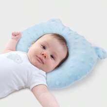 U-Shaped Baby Pillow, Universal Comfortable Infant Shaping Anti-Tilt Sleeping Pad, Toy Anti-Collision 0-1 Year Old, Deep Sleep Supplies, Polyester Bead Plush Material - Multicolor - View 3