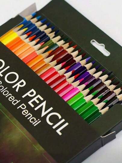 12pcs/Set 12 Vibrant Color Pencils Set, Soft Core Art Drawing Pencils Suitable For School, Adult Coloring Books, Painting, Back To School Supplies And Gifts, Oil-Based & Water-Soluble Colored Pencils