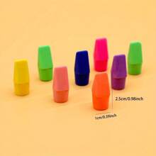 100pcs Vibrant Pencil & Eraser Set - Ideal For Educational Materials And Student Needs! - Multicolor - View 7