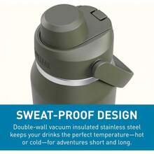 Thrive Chug Insulated Stainless Steel - Moss - View 5