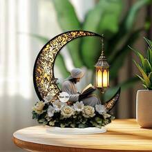 New Arrival High-End Moon Shaped Acrylic 2D Flat Decor, Creative Desktop Decoration Suitable For Office And Living Room - Multicolor - View 14