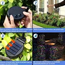 TendenciaLuces De Navidad De Fuegos Artificiales Solar 100 Luces LedCalidad premium - Amarillo - Ver 10