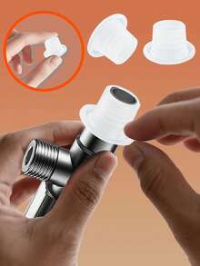 10/30个装通用硅胶水龙头垫圈 - 厨房和浴室水龙头防漏密封圈，无需电池，适用于欧美标准水龙头