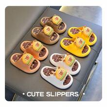 TendenciaSandalias Y Zapatillas Antideslizantes Capibara Para NiñosCalidad premium - Amarillo - Ver 4