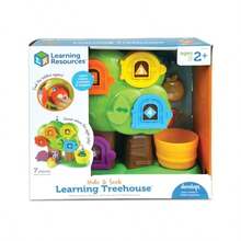 ASDF-Learning Resources Hide and Seek Learning Treehouse Juegos de Letras - Multicolor - Ver 3