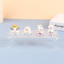 1PC Acrylic Display Stand Clear Display Riser Rack For Cupcake,Perfume Doll Organizer Figures - Multicolor - View 4