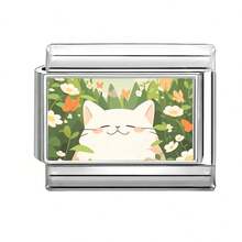 1pc DIY Photo Modular Bracelet With Animal Elements, Suitable As Party Gift For Friends/Couples, Applicable For Christmas, New Year, Halloween, Valentine's Day, Charming Design, Stainless Steel Jewelry, Local , Practical & Fashionable, Christmas Essential, Christmas Style, Christmas Decor, Party Outfit Guide, Christmas Gift Supplies, Christmas Home Atmosphere, Elegant Attire, Halloween Accessories, And Suitable For All Seasons, School, Gala, Graduation - M293922 - View 17