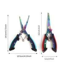 1pc Stainless Steel Fishing Pliers, Multi-Function Fish Line Cutter, Fishing Tackle - Multicolor - View 8